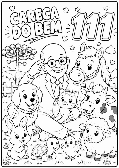 Ilustração 10 — desenho do Amin para colorir
