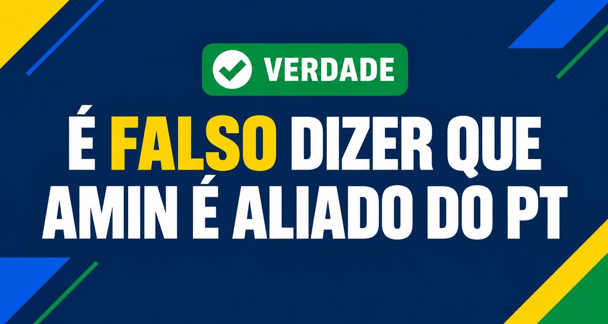 É falso afirmar que Esperidião Amin é aliado do PT